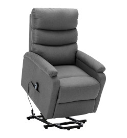 Fauteuil Gris clair Tissu