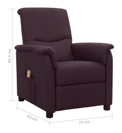 Fauteuil de massage Violet Tissu