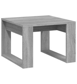 Table d'appoint Sonoma gris 50x50x35 cm Bois d'ingénierie