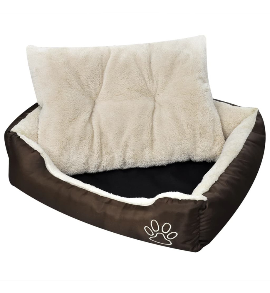 Lit pour chiens Marron et beige XXL