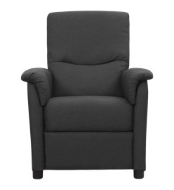 Fauteuil de massage Gris foncé Tissu