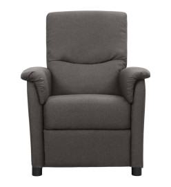 Fauteuil électrique de massage Gris foncé Tissu