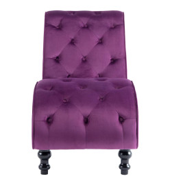 Chaise longue Velours Violet