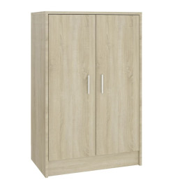 Armoire à chaussures Chêne Sonoma 60x35x92 cm Aggloméré