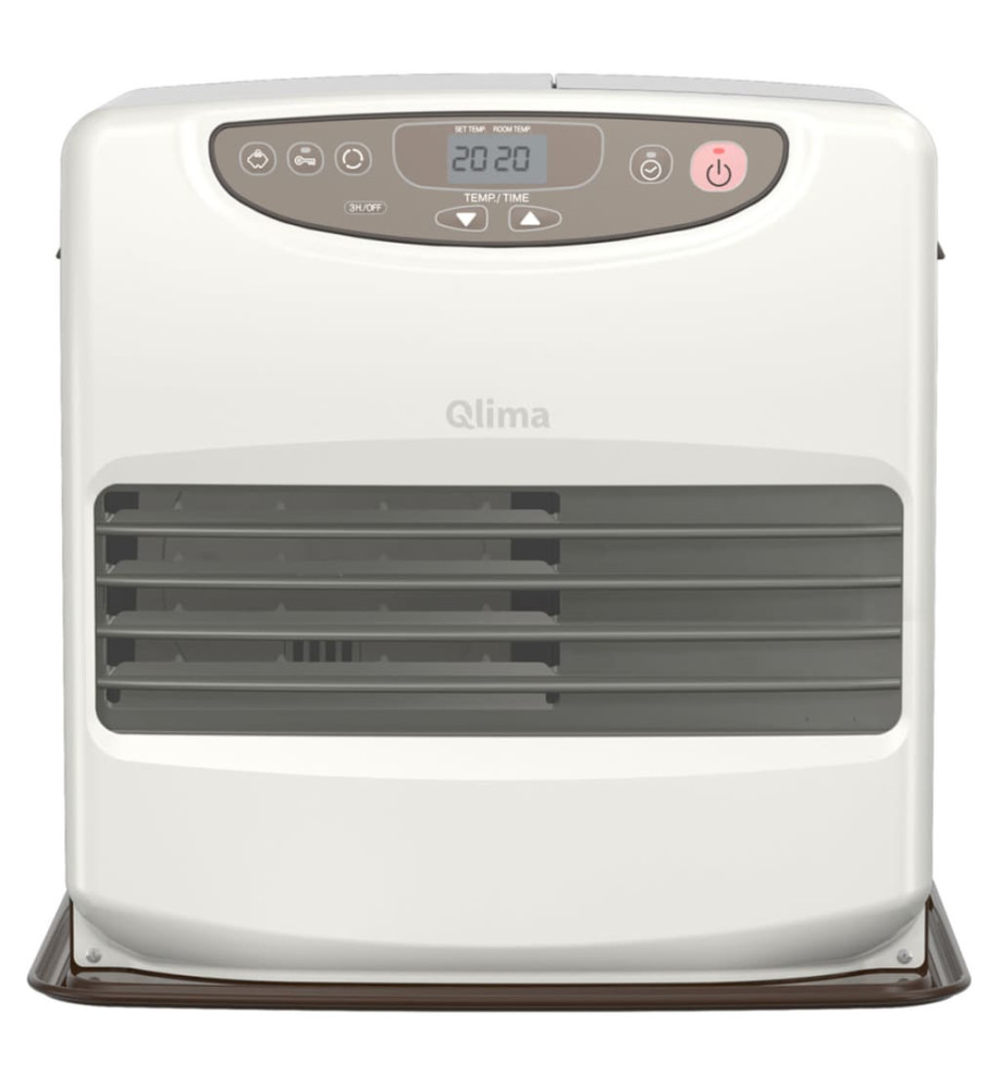 Qlima Chauffe-paraffine portable 428 W Blanc et chocolat SRE 9046C2