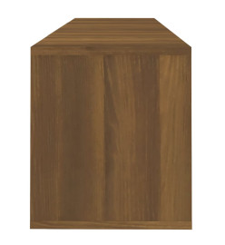 Meuble TV Chêne marron 120x30x40,5 cm Aggloméré