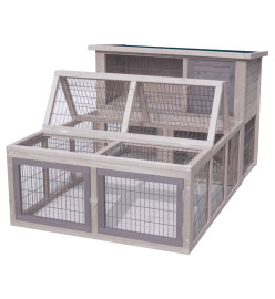 FLAMINGO Clapier Arena Cottage 107x116x47 cm Gris