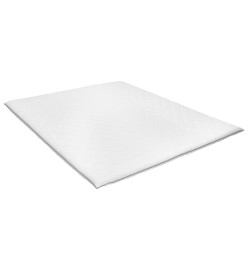 Sur-matelas 160 x 200 cm Mousse à mémoire de forme Visco 6 cm