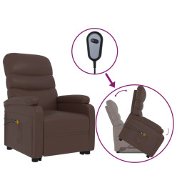 Fauteuil de massage Marron Similicuir