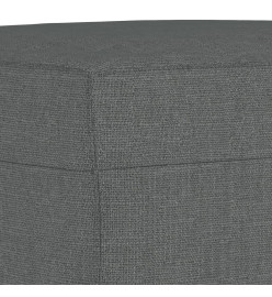 Ensemble de canapés 3 pcs avec coussins Gris foncé Tissu