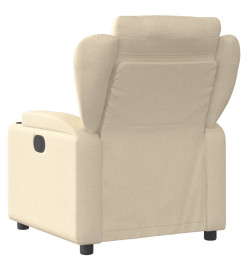 Fauteuil inclinable Crème Tissu