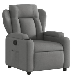 Fauteuil inclinable Gris foncé Tissu