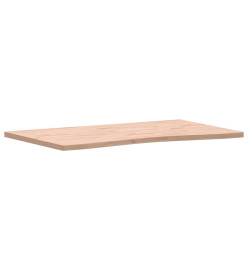 Dessus de bureau 100x(55-60)x2,5 cm bois massif de hêtre