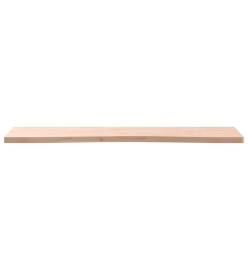 Dessus de bureau 100x(55-60)x2,5 cm bois massif de hêtre