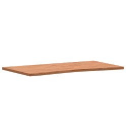 Dessus de bureau 110x(55-60)x2,5 cm bois massif de hêtre