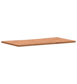 Dessus de bureau 110x(55-60)x2,5 cm bois massif de hêtre