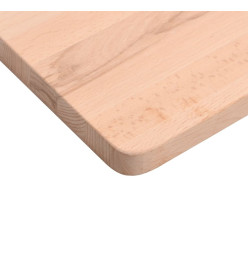 Dessus de bureau 100x(45-50)x1,5 cm bois massif de hêtre