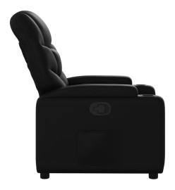 Fauteuil inclinable Noir Similicuir