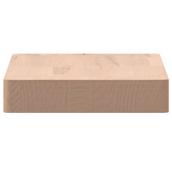 Étagère murale 40x20x4 cm bois massif de hêtre