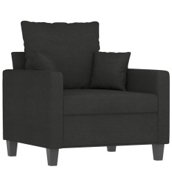 Fauteuil Noir 60 cm Tissu