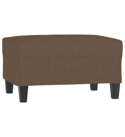 Ensemble de canapés 4 pcs avec coussins marron tissu