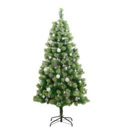 Sapin de Noël artificiel articulé 300 LED et boules 240 cm