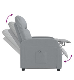 Fauteuil Gris clair Tissu