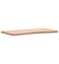 Dessus de bureau 100x(45-50)x4 cm bois massif de hêtre