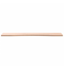 Dessus de bureau 80x(36-40)x1,5 cm bois massif de hêtre