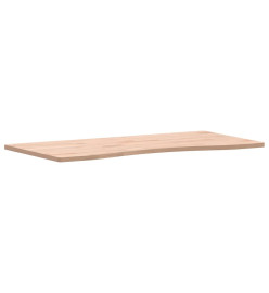 Dessus de bureau 80x(36-40)x1,5 cm bois massif de hêtre