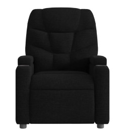 Fauteuil inclinable Noir Tissu