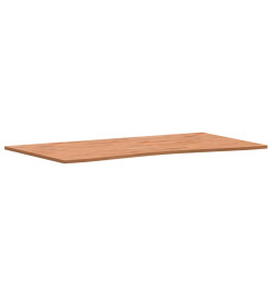 Dessus de bureau 110x(55-60)x1,5 cm bois massif de hêtre