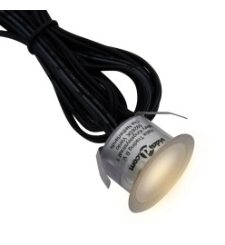 Lampes de sol à LED 10 pcs blanc chaud