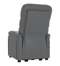 Fauteuil de massage Gris Similicuir