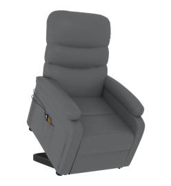 Fauteuil de massage Gris Similicuir