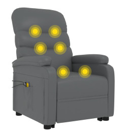 Fauteuil de massage Gris Similicuir