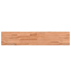 Étagère murale 100x20x1,5 cm bois massif de hêtre