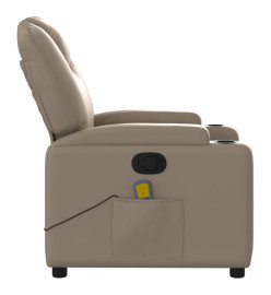 Fauteuil de massage inclinable Cappuccino Similicuir