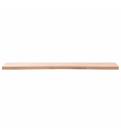 Dessus de bureau 100x(45-50)x2,5 cm bois massif de hêtre