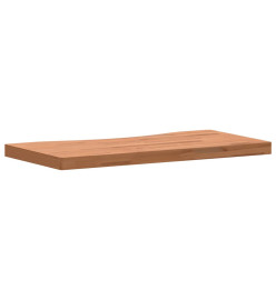 Dessus de bureau 80x(36-40)x4 cm bois massif de hêtre