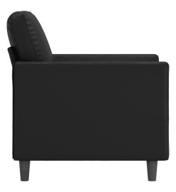 Fauteuil Noir 60 cm Similicuir