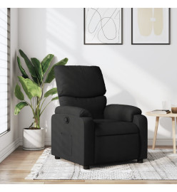 Fauteuil inclinable Noir Tissu