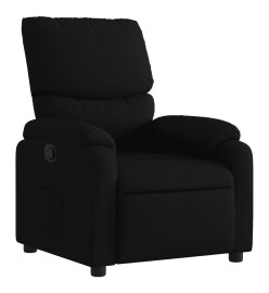 Fauteuil inclinable Noir Tissu