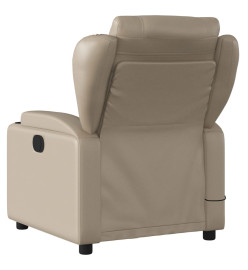 Fauteuil de massage inclinable Cappuccino Similicuir