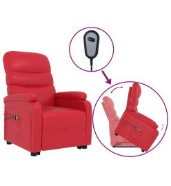 Fauteuil de massage Rouge Similicuir