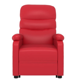 Fauteuil de massage Rouge Similicuir