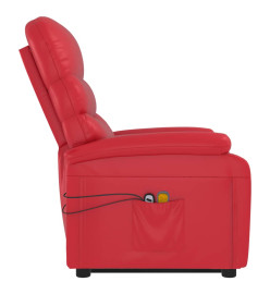 Fauteuil de massage Rouge Similicuir