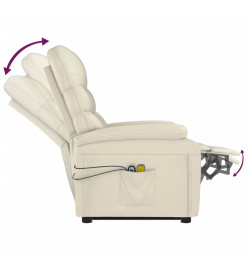 Fauteuil de massage Crème Similicuir