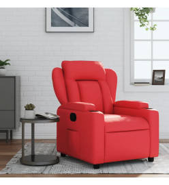 Fauteuil inclinable Rouge Similicuir