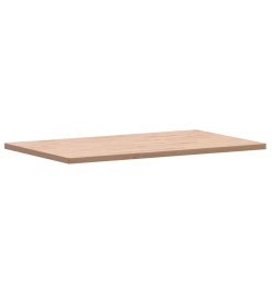 Dessus de table 100x60x2,5cm rectangulaire bois massif de hêtre